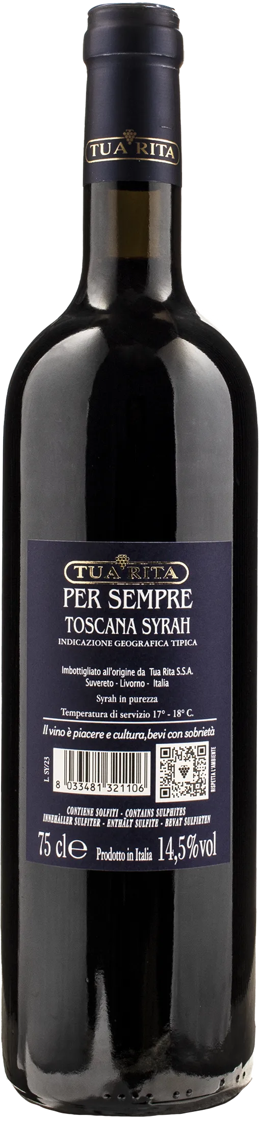 Tua Rita Per Sempre Syrah 2021 - immagine 2